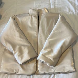 Forever 21 Open Front Puffer Jacket